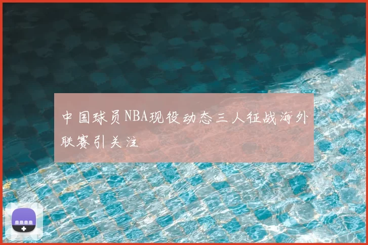 中国球员NBA现役动态三人征战海外联赛引关注