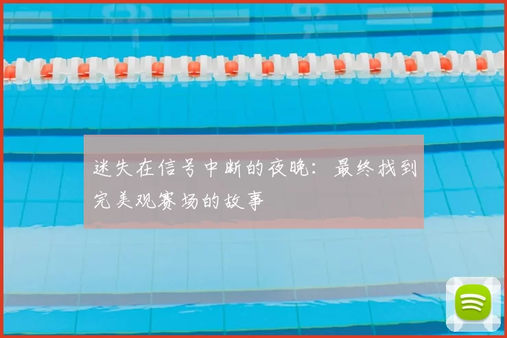 迷失在信号中断的夜晚：最终找到完美观赛场的故事